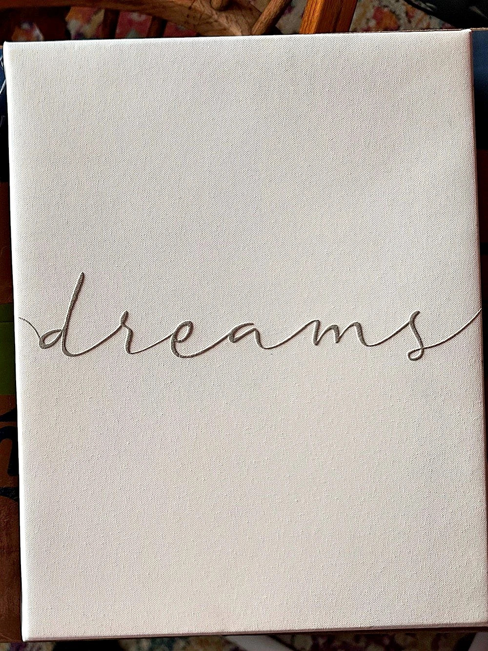 White Canvas Wall Decor Set